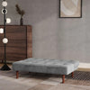Modern Double Upholstered Sofa Bed Scandinavian Design Convertible Sleeper