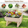 Elevated Half-Barrel Planter Boxes with Legs & Drainage Hole