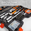 Socket & Tool Set, 256 Piece Tool Set with Socket Set