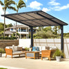 Metal Freestanding Hardtop Gazebo Aluminium Outdoor Pergola Waterproof for Patio