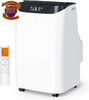 12000 BTU Portable Air Conditioner 3-in-1 Remote 24H Timer Window Kit White AC