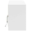 TV Cabinet with White 139.5x34x50 Engineered Wood Q8V9