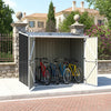 Large Outdoor Garden Bicycle Shed Bike Park Storage Garage Double Door Bike Lane