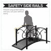 Decorative Garden Bridge Landscaping with Railings for Creek Pond