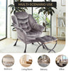 Comfy Lazy Chair with Footstool Relax Lounge Chair Accent Armchair Sofa Chair