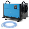 50L/Day Industrial Dehumidifier w/3 Modes & 24H Timer-Blue