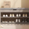 Shoe Bench Shoe Storage Rack Cabinet Organiser with Cushion Padded Seat Unit UK