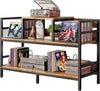 Record Player Stand, Vinyl Record Player Storage Cabinet Up to 350 Albums, Turnt