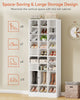 Tribesigns 30-Pair Shoe Cabinet for Entryway Wood Shoe Storage Organizer 10-Tier