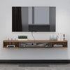 Floating TV Unit Wall Mounted Media Console Cabinet Storage Shelf