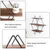Wall Mounted Floating Shelves Wood Partition Storage Geometric Open Wall Rack UK