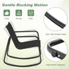2 Rocking Chairs & Side Table with Breathable Seat