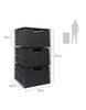 EHC 3 Drawer Storage Cabinet for Bedroom/Bathroom - 4 colours