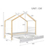 Treehouse Bed Kids Bed with Storage Drawers 3ft Single Size Toddler Bed Frame