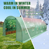 Polytunnel 6m x 3m - Quality 6 Section Greenhouse - Galvanised Frame Pollytunnel