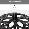 Round Patio Umbrella Base Stand, Umbrella Holder, Black
