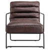 PU Leather Chair Armchair Club Backrest Chair Seat Dining LivingRoom Lounge Sofa