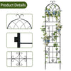 3x Tall Garden Trellis Lattice Vine Plant Rose Vegetable Support Barrier Trellis