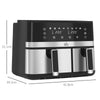 Dual Air Fryer, 8.5L Double Air Fryer with 8 Presets, Smart Finish, 2700W