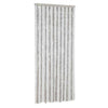 Fly Curtain Grey and White 100x200 Chenille Z9O3