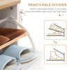 Slim Shoe Storage Cabinet with 3 Drawers and Adjustable Shelves for Hallway