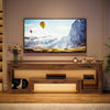 TV Stand for 55/60/65/75-Inch TVs,63-Inch Farmhouse Entertainment Center Console