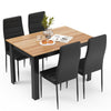 Mondeer Dining Table and Chairs Set 4 for Kitchen Home dining Room 120x80x75cm