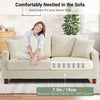 Modern 2/3 Seater Corduroy Sofa Bed with 2 Bolster Home Room Recliner Couch Sofa