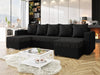 Corner Sofa Bed ASTANA U with Storage Container and Sleep Function Springs New