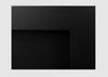 BIOFIREPLACE 1200X400 black structural with glass