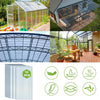 10PCS Polycarbonate Sheets Greenhouse 4mm Thick Roof Panel Twinwall UV Protect