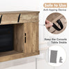 2000W Electric Fireplace Insert Fireplace TV Stand for TVs up to 55 Inch Natural