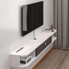 120CM Floating TV Stand, Wall Mounted Console with Storage & Cable Management