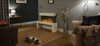 Electric Fireplace with Surround 40'' - Endeavour Fires Wykeham