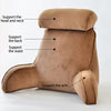 Backrest Reading Pillow with Neck Rest Lumbar Support Arm Seat Cushion Lounger