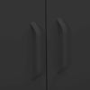 Chaduof Storage Cabinet Anthracite 80x35x101.5 Steel,Storage C7J0