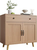 Wood Sideboard Buffet Cabinet w/ Drawer&Doors,Storage Console Table Kitchen Home