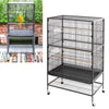 Large Parrot Cage Rolling Metal Bird Cage Pet Lovebird Cockatiel Conure Budgie