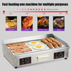 Commercial Electric Griddle Stainless Steel 73cm Full Flat Kitchen Hotplate 220V