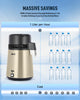 CO-Z 4L 750W Water Distiller Machine Stainless Steel Purifier Distilling Golden