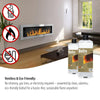 Bio Ethanol Fireplace Bioethanol Fire Wall Mounted 1600 x 40 Matt Black 160cm
