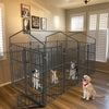 Heavy Duty Large Dog Kennel Crate Robust Pet House Cage Spacious Playing Playpen