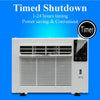 1100W Window Air Conditioner Refrigerated Cooling & Heating With Remote Control