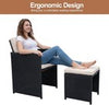 8 SEATER CUBE RATTAN GARDEN FURNITURE SET CHAIRS SOFA TABLE OUTDOOR PATIO WICKER