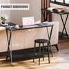 Slim Console Table with 2 Shelves,Narrow Entryway Table for Living Room, Hallway
