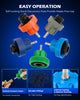 OMT 33Pcs Radiator Pressure Tester Coolant Vacuum Purge Refill With 23 Adapters