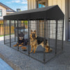 Heavy Duty Large Dog Kennel Crate Robust Pet House Cage Spacious Playing Playpen