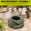 5M-50M Garden Hose Pipe Reinforced Braided PVC Outdoor Watering Hosepipe Reel
