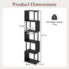 Freestanding Open Shelving Unit Space-Saving Decorative Display Shelves