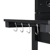 Garden Barbecue Smoker Burner Charcoal Grill Thermometer Outdoor Cooking Section
